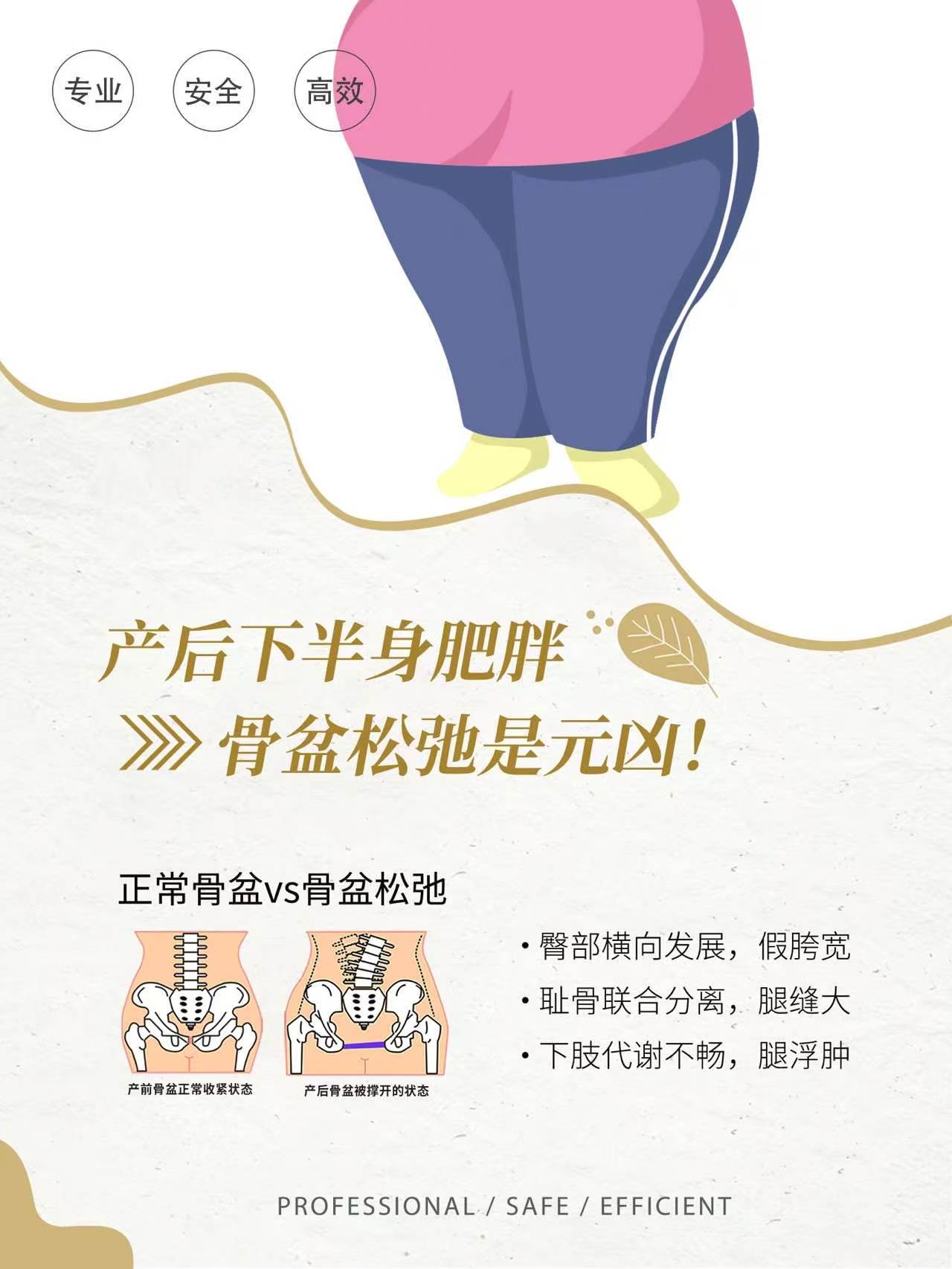 产后下半身肥胖，骨盆松弛是元凶！
